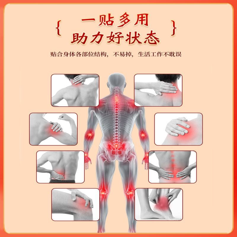 Shaolin Old Black Plaster for Neck, Shoulder, Waist, Leg, Knee Joints, Heat Therapy, Relief Patch 